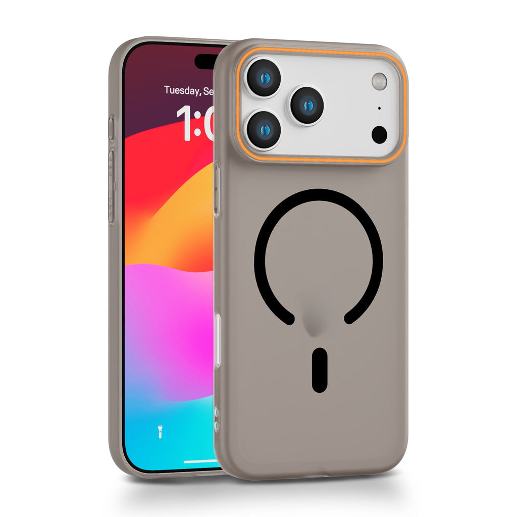 Ultra thin ice mist translucent protection case designed for iPhone 17 Air