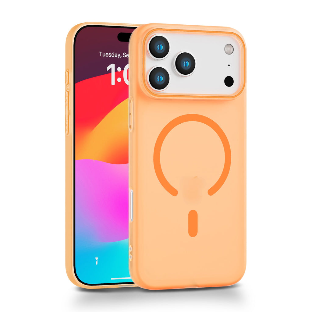 Sleek matte frosted protective shell tailored for the base iPhone 17 model