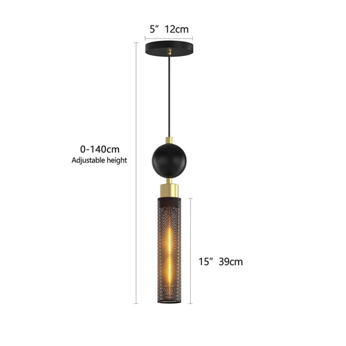 Luxury multi-lamp kitchen island pendant fixture hanging elegantly via thin, adjustable cords above a marble